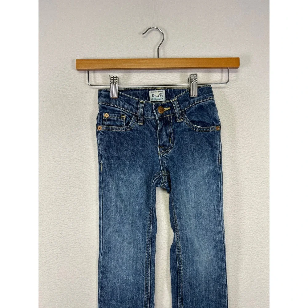 Casual The‎ Childrens Place Girls Size 5 Blue Skinny Stretch Heart Denim Jeans